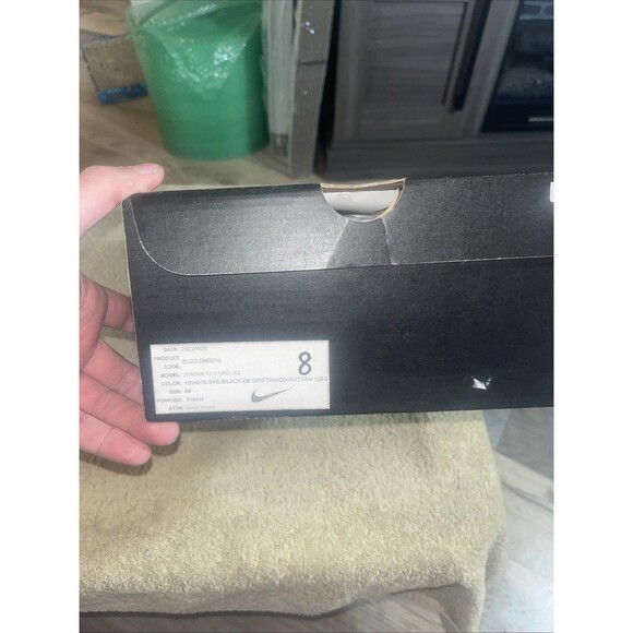 Size 8 Promo Sample Su22-dm9016 Nike Jordan Sail Black -Dkdriftwood  Rattan Golf main image 15
